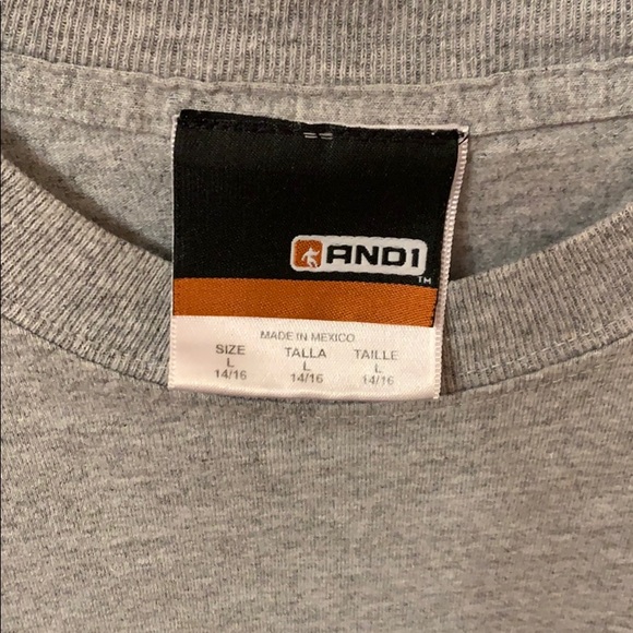 AND 1 Long Sleeve T-Shirt, Size L (Youth) - Picture 3 of 5